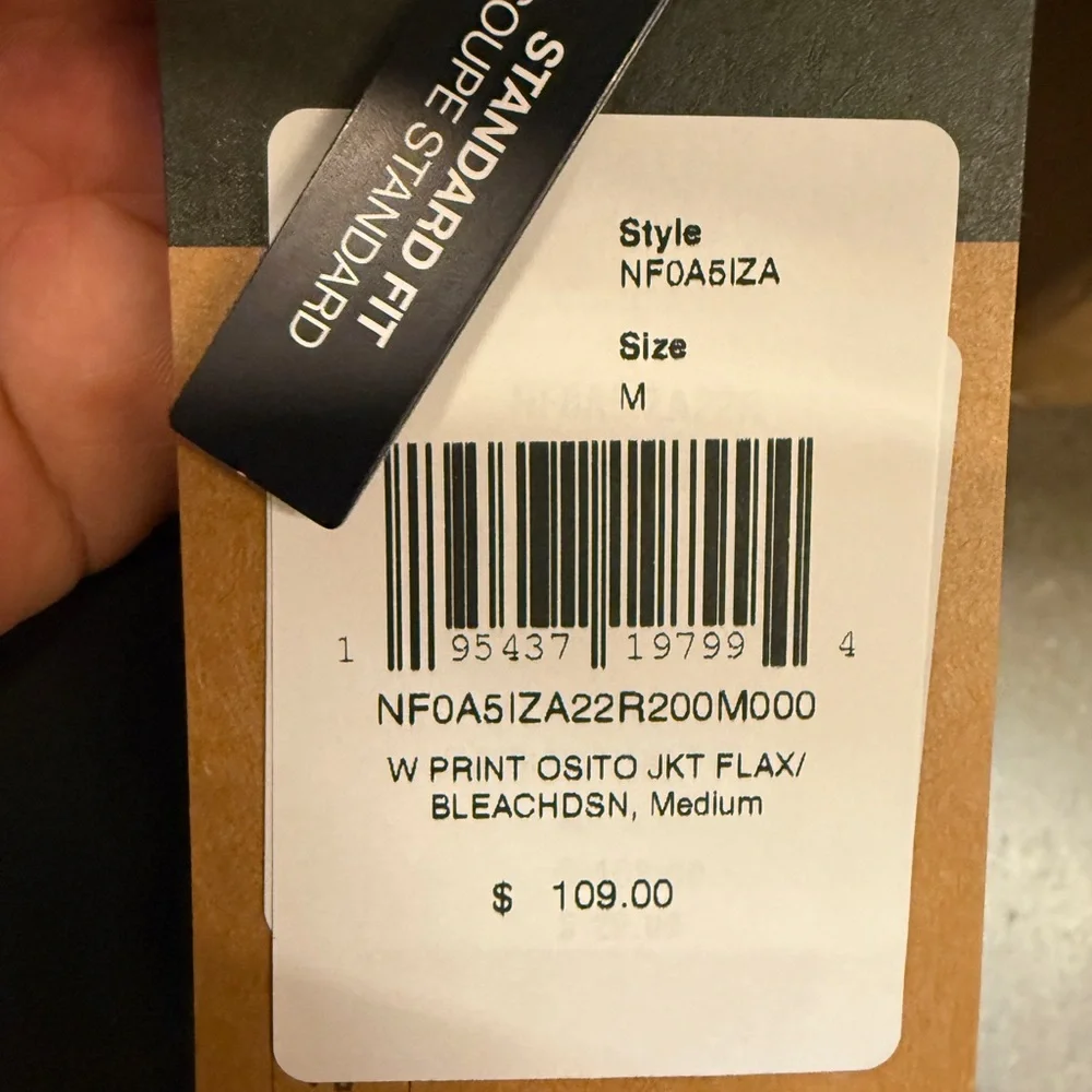 The North Face Cream Teddy Jacket Plush Fleece Full-Zip - Picture 5 of 5